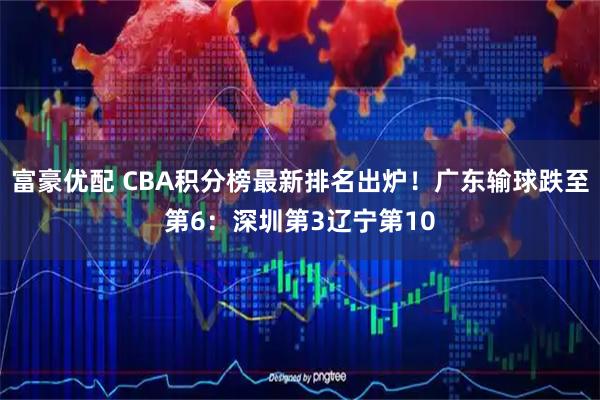富豪优配 CBA积分榜最新排名出炉！广东输球跌至第6：深圳第3辽宁第10